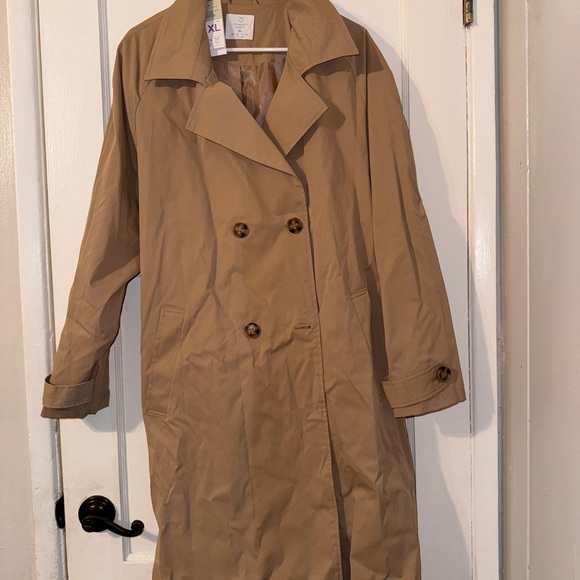Trench Coat Primark XL NWT - Picture 3 of 7